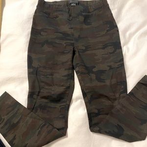 Sanctuary Leggings from Anthropology! Dark subtle camo print legging.